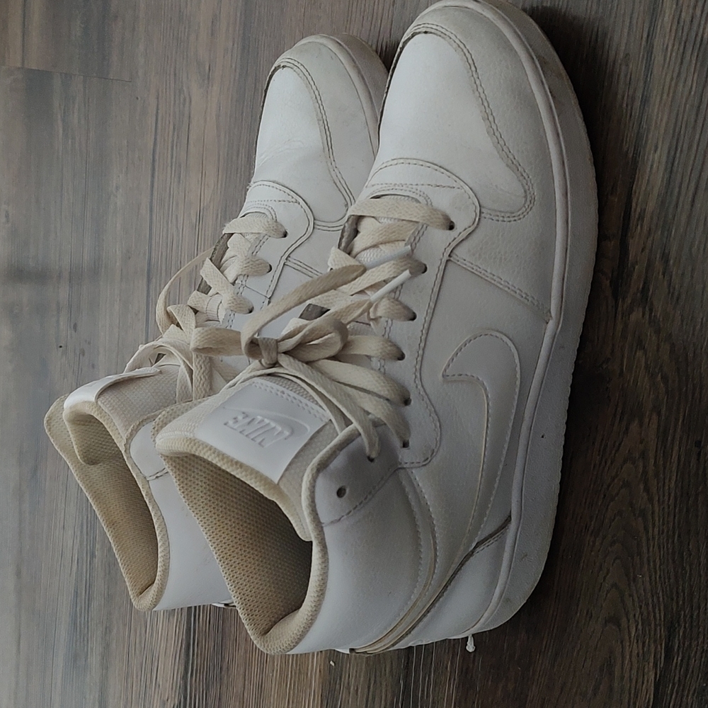 Nike white shoes